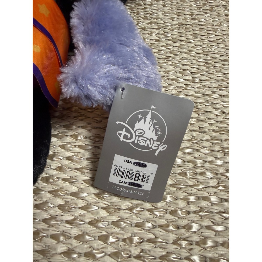 NWT Disney Parks Minnie Mouse Halloween Cat Costume Plush Toy Orange Purple - Picture 2 of 2